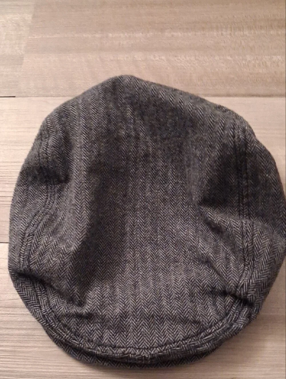 Gymboree Classic Holiday Gray Herringbone Cap Vintage Size Boys 5-7 (M)